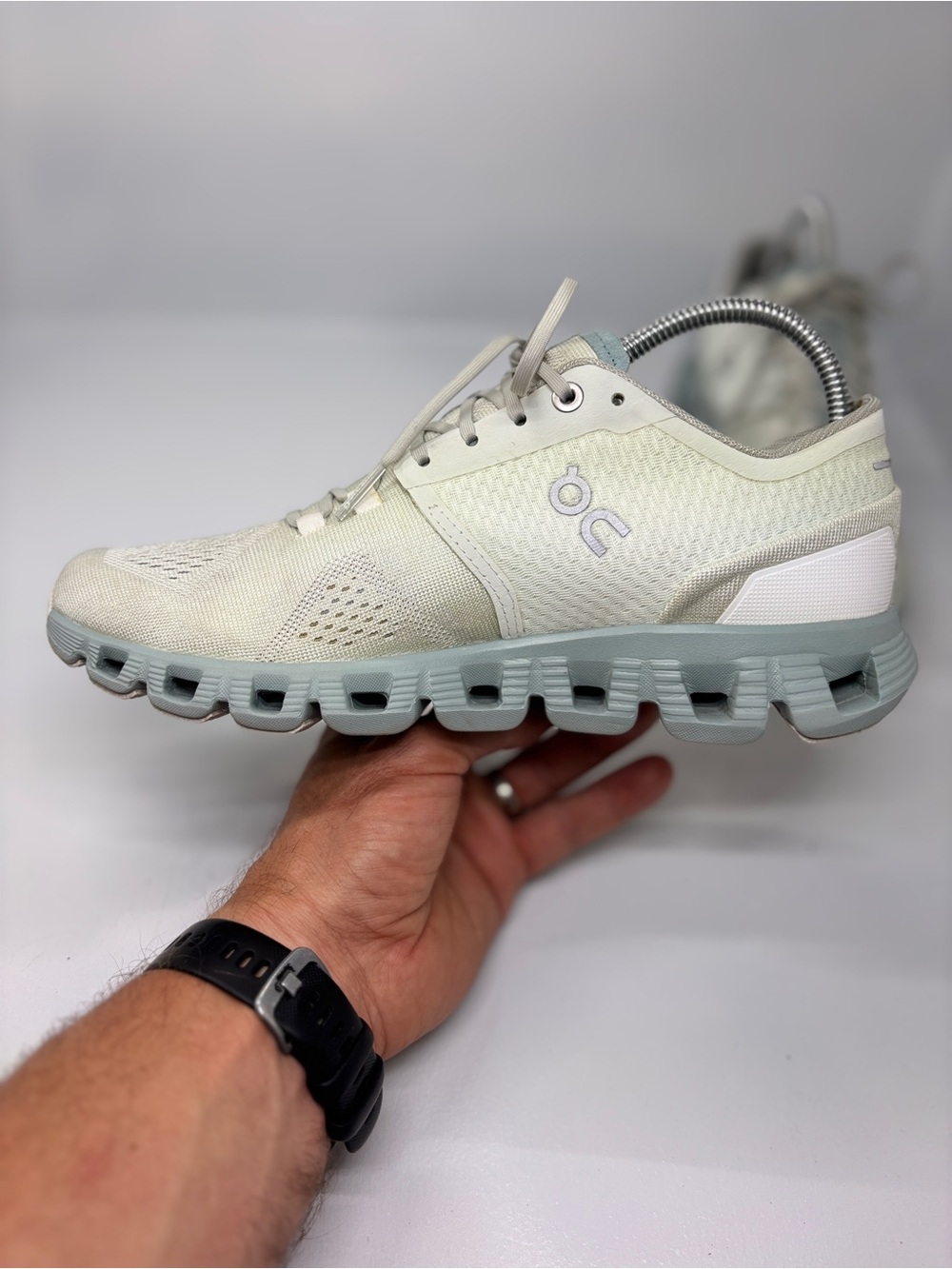 On Cloudswift Women’s 8 Glacier White Running Sneakers - Picture 6 of 15